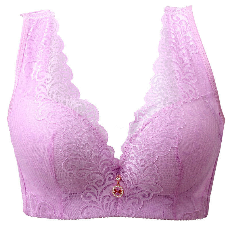Big Cup, Large Size, Thin Bra Without Steel Ring